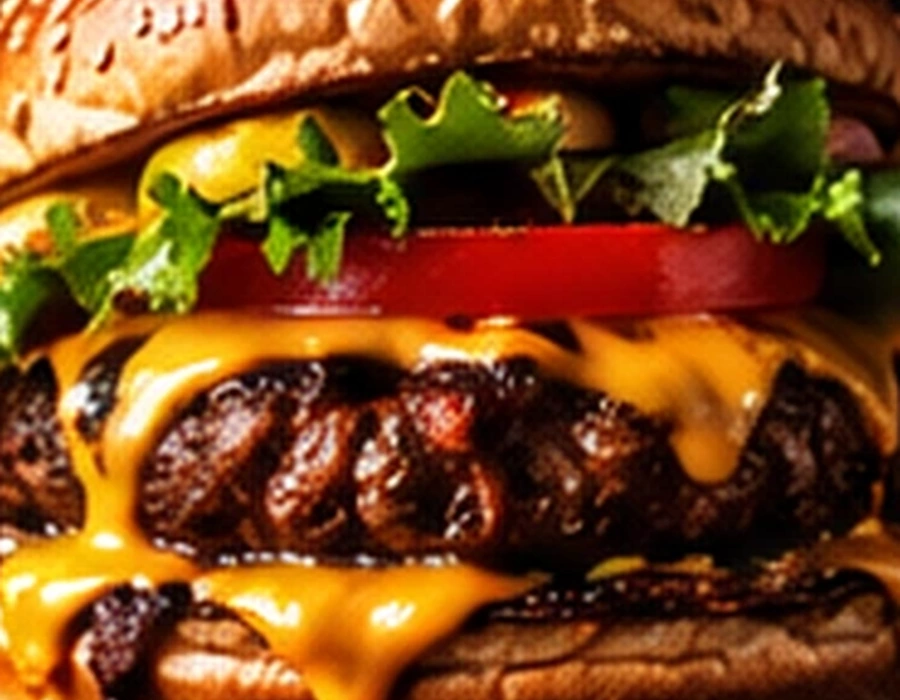 Classic Mode Burger und Pommes